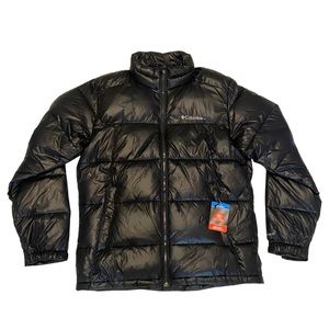 Size M,L,XL. Men's Columbia Pike Lake Insulated Puffer Jacket, Black Shiny NWT